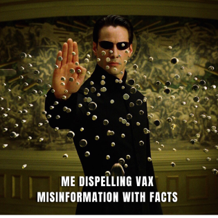 neo stopping misinformation about the vaccine